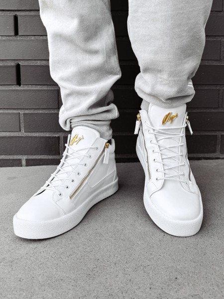 Buty męskie sneakersy OLAVOGA LUPE 2024 białe - maWer Fashion