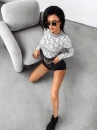 Body OLAVOGA TESS jasny szary – ecru  -  maWer Fashion