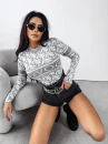Body OLAVOGA TESS jasny szary – ecru  -  maWer Fashion