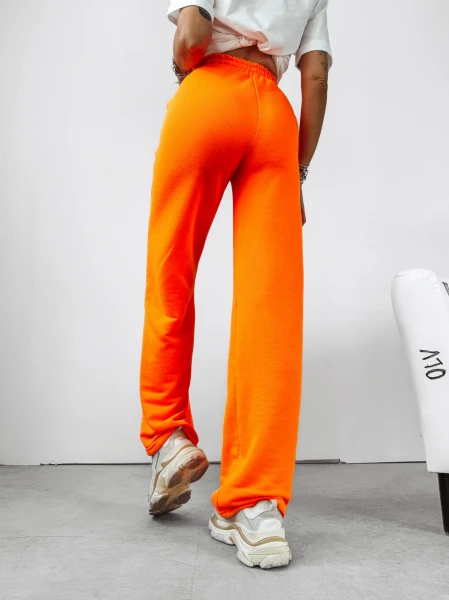 Spodnie damskie OLAVOGA SCARLET neon pomarańcz  -  maWer Fashion