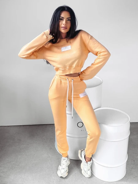 Komplet damski OLAVOGA SNAZZY łosoś - maWer Fashion