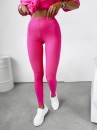 Legginsy damskie OLAVOGA BELLE amarantowy  -  maWer Fashion