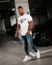T-shirt męski OLAVOGA GRECOS MEN ecru – maWer Fashion