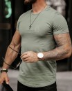T-shirt męski OLAVOGA CAMEO 2023 khaki – maWer Fashion