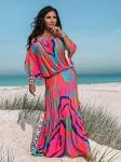 Komplet damski hiszpanka z maxi spódnicą  - mawer Fashion
