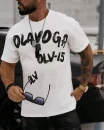 T-shirt męski OLAVOGA DRIP ecru – maWer Fashion