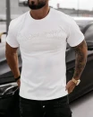 T-shirt męski OLAVOGA ZONE ecru  – maWer Fashion