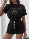 Spodenki damskie OLAVOGA CHERRY czarne – maWer Fashion