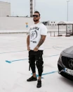 T-shirt męski OLAVOGA FORCE biało - khaki – maWer Fashion