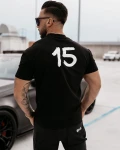 T-shirt męski OLAVOGA SCUPLT czarny  – maWer Fashion