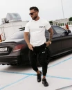 T-shirt męski OLAVOGA SCUPLT ecru  – maWer Fashion