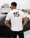 T-shirt męski OLAVOGA SCUPLT ecru  – maWer Fashion