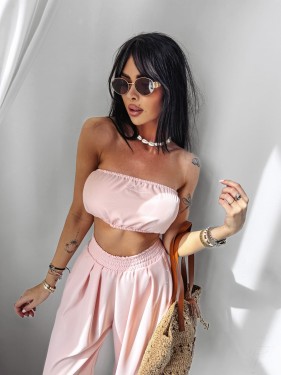 Komplet damski OLAVOGA SILLENA pudrowy róż