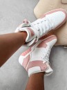 Buty damskie OLAVOGA HYPERION biało – różowe -  maWer Fashion