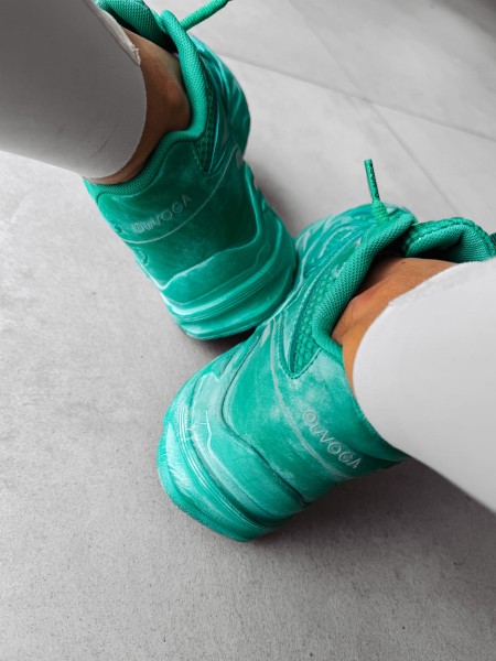 Buty damskie OLAVOGA RUNNER brudna zieleń - maWer Fashion