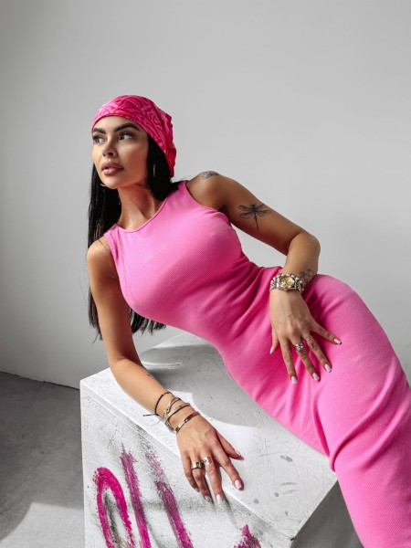 Sukienka damska OLAVOGA MAY amarant  -  maWer Fashion