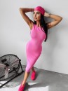 Sukienka damska OLAVOGA MAY amarant  -  maWer Fashion