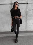 Spodnie damskie OLAVOGA LINNEA 2023 czarne  –maWer Fashion