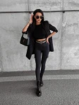Spodnie damskie OLAVOGA LINNEA 2023 czarne  –maWer Fashion