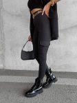 Spodnie damskie OLAVOGA LINNEA 2023 czarne  –maWer Fashion