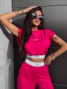 Komplet damski OLAVOGA CECILE amarantowy  -  maWer Fashion