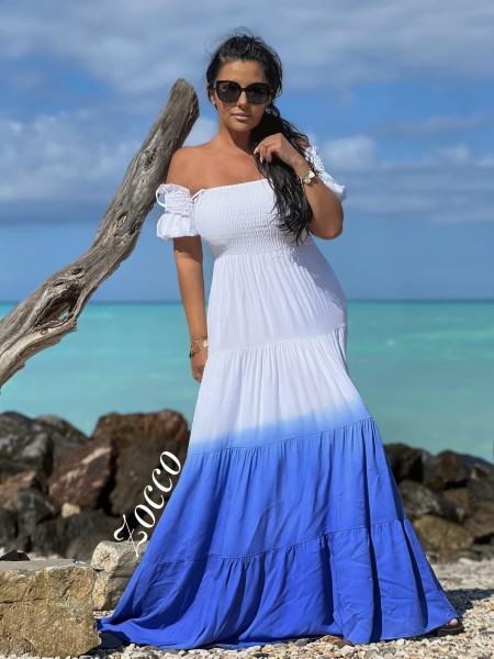 Sukienka maxi z efektem ombre ZOCCO - maWer fashion