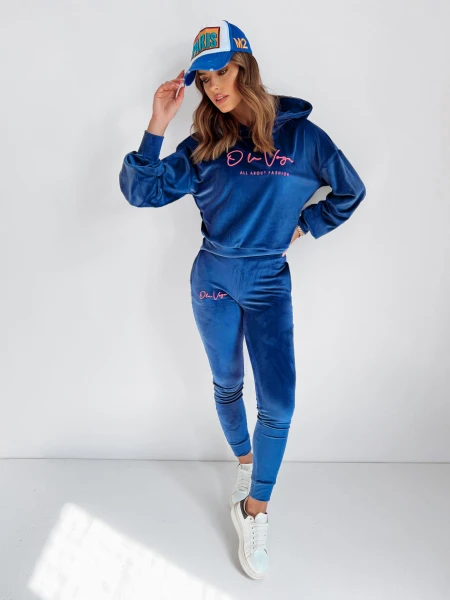 Komplet damski OLAVOGA GRAND ciemny niebieski - maWer Fashion