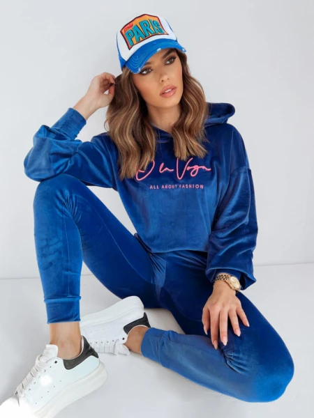 Komplet damski OLAVOGA GRAND ciemny niebieski - maWer Fashion