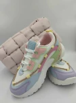 Buty sneakersy damskie z biżuteryjnym sznurkiem 7580