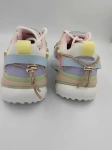 Buty sneakersy damskie z biżuteryjnym sznurkiem 7580