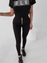 Legginsy damskie OLAVOGA HEDWIG czarne - maWer Fashion