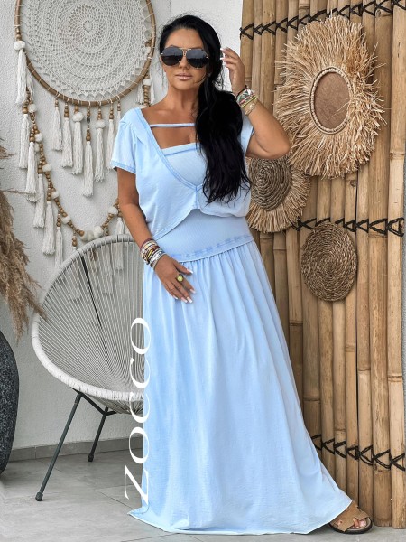 Sukienka damska dekatyzowana bliźniak ZOCCO - mawer Fashion