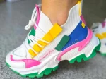 Buty sneakersy damskie ze skarpetą SEASTAR - maWer Fashion