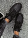 Buty damskie OLAVOGA OFF WHITE czarne - maWer Fashion