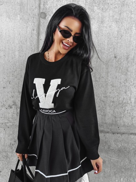 Sweter damski OLAVOGA VINDI czarny - maWer Fashion