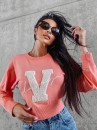 Sweter damski OLAVOGA VINDI brzoskwiniowy - maWer Fashion