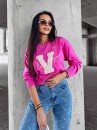 Sweter damski OLAVOGA VINDI róż - maWer Fashion