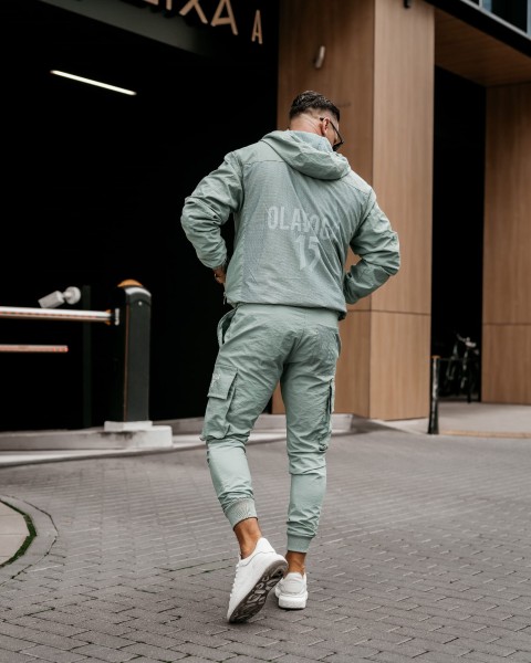 Sportowa kurtka męska OLAVOGA CRISP mięta - maWer Fashion