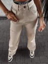 Spodnie damskie OLAVOGA DEIVEN beżowe - maWer Fashion