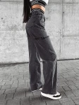 Spodnie damskie OLAVOGA DEIVEN ciemny szary - maWer Fashion
