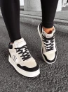 Buty damskie sneakersy OLAVOGA CARMINE czarny - ecru - maWer Fashion