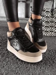 Buty damskie sneakersy OLAVOGA CARMINE beż - czarny - maWer Fashion