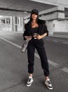 Marynarka damska OLAVOGA MOCHA czarna  - maWer Fashion