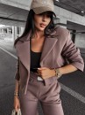 Marynarka damska OLAVOGA MOCHA kakao  - maWer Fashion