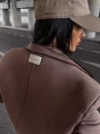 Marynarka damska OLAVOGA MOCHA kakao  - maWer Fashion