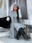 Komplet damski bliźniak ZOCCO szary  - maWer Fashion