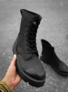Buty damskie workery OLAVOGA PASSION czarne - maWer Fashion