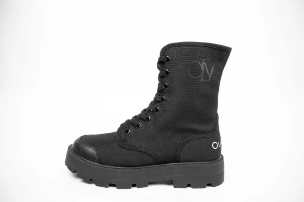 Buty damskie workery OLAVOGA PASSION czarne - maWer Fashion