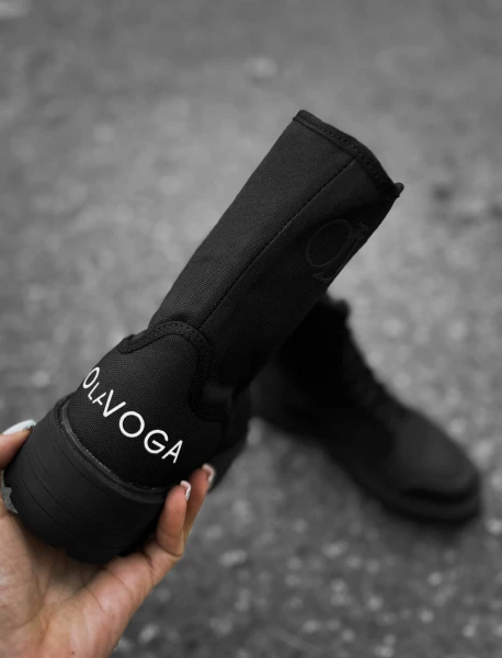Buty damskie workery OLAVOGA PASSION czarne - maWer Fashion
