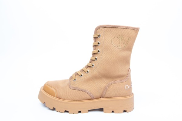 Buty damskie workery OLAVOGA PASSION camel - maWer Fashion